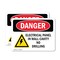 Signmission Electrical Panel In Wall Cavity Danger Sign, Vinyl Decal, 10in W x 7in L, 2PK OS-2PACK-DS-D-710-L-2184 - alternate 1